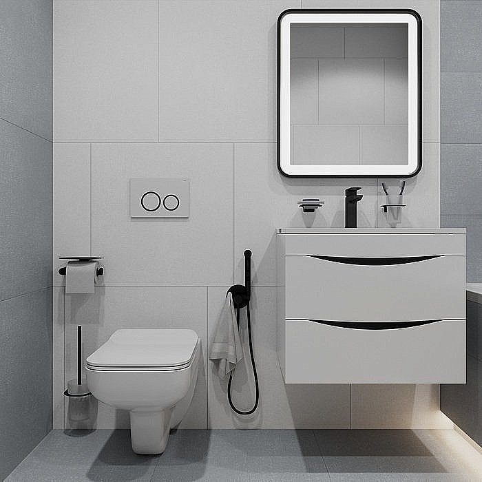 Кнопка для инсталляции Iddis Unifix UNI03WBi77 купить в интернет-магазине сантехники Sanbest