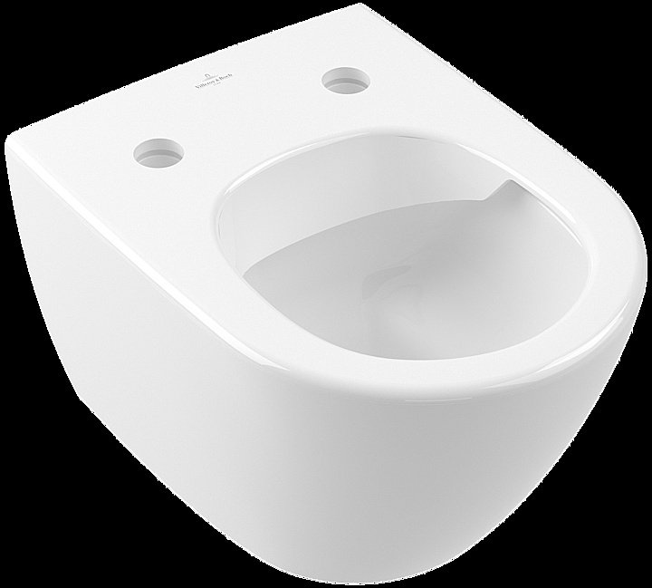 Унитаз подвесной Villeroy&Boch Subway 2.0 5606R0R1 альпийский белый, безободковый купить в интернет-магазине Sanbest