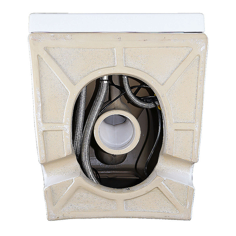 Унитаз подвесной Azario AZ-101C белый, безободковый, с крышкой микролифт купить в интернет-магазине Sanbest