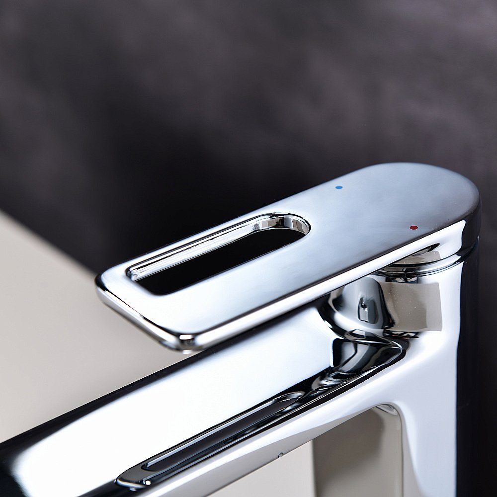 Смеситель для раковины Black&white Gravity GF-7103-С хром купить в интернет-магазине сантехники Sanbest