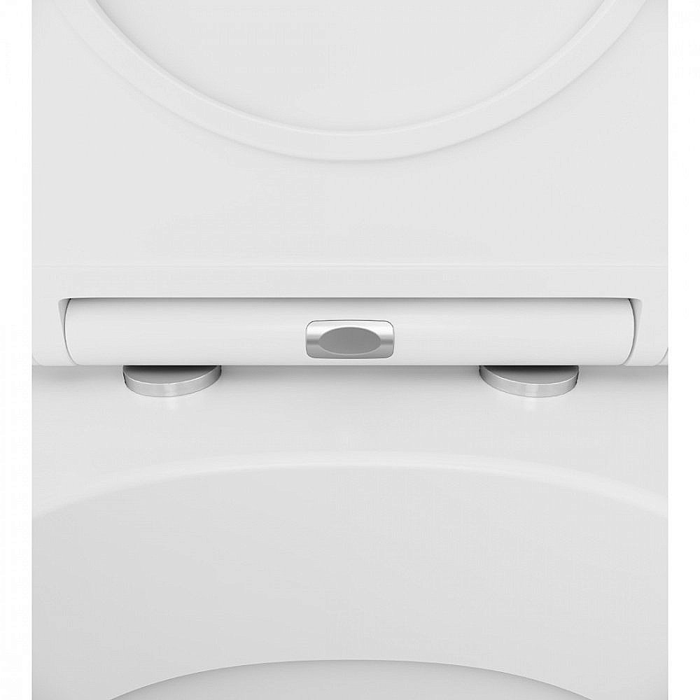 Унитаз-компакт AM.PM Gem C908600SC белый, с бачком, безободковый купить в интернет-магазине Sanbest