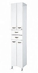 Пенал напольный Misty Дрея 40 белый для ванной в интернет-магазине сантехники Sanbest