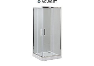 Душевой уголок Aquanet Delta Cube NPE1142 90x90 стекло прозрачное/профиль хром купить в интернет-магазине Sanbest