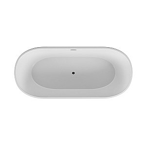 Ванна акриловая Grossman Forta GR-1503MB 170х75 белая, черная матовая купить в интернет-магазине Sanbest