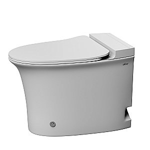 Унитаз приставной Abber Bequem AC1125P белый, с крышкой микролифт купить в интернет-магазине Sanbest