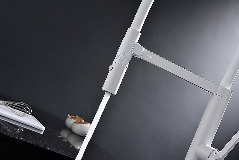 Смеситель для кухни Paulmark Leader Le214101-WH белый матовый купить в интернет-магазине сантехники Sanbest