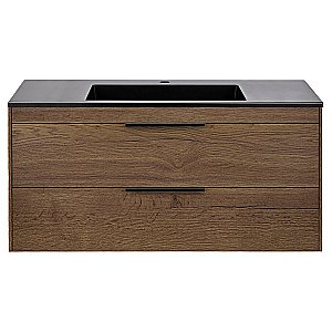 Тумба с раковиной Vincea Chiara 2D 1000 T.Oak для ванной в интернет-магазине Sanbest