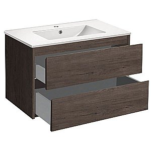 Тумба с раковиной Vincea Gio 80 R.Oak для ванной в интернет-магазине Sanbest