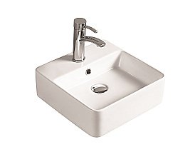 Раковина накладная SantiLine 38 SL-1004 белая купить в интернет-магазине Sanbest