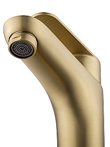 Смеситель для раковины WONZON & WOGHAND ALFA WW-A40202-BG золото брашированное купить в интернет-магазине сантехники Sanbest