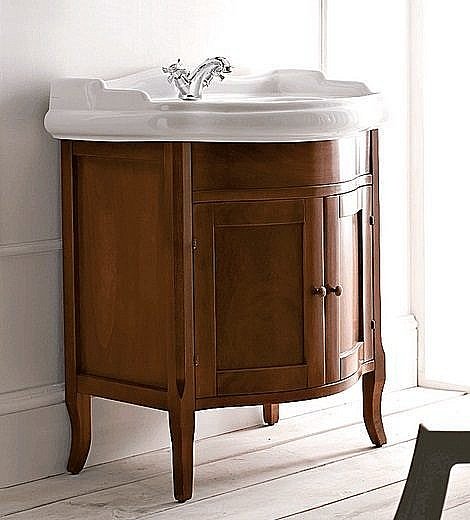 Тумба с раковиной Kerasan Retro 73 орех для ванной в интернет-магазине Sanbest