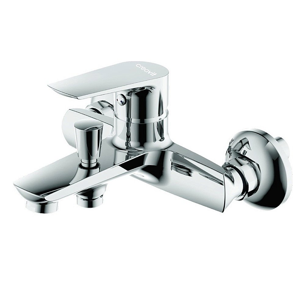Смеситель для ванны Creavit Solo SO2500 хром купить в интернет-магазине сантехники Sanbest