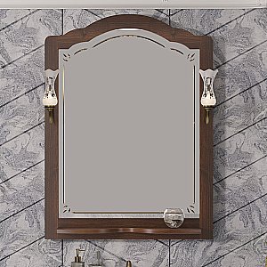 Зеркало Опадирис ЛОРЕНЦО 00-00006542 80 светлый орех в ванную от интернет-магазине сантехники Sanbest