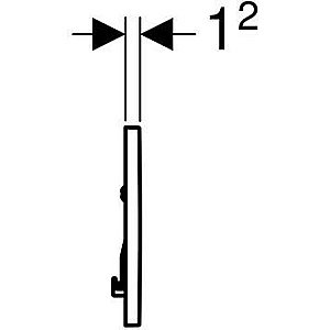 Кнопка для инсталляции Geberit Sigma 30 115.893.JT.1 купить в интернет-магазине сантехники Sanbest