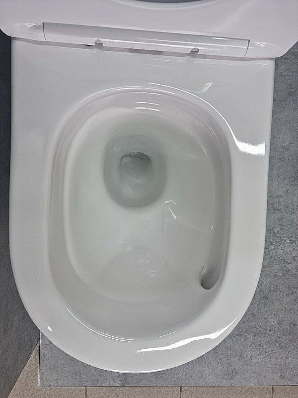 Унитаз напольный CeramaLux TR2178 белый, с бачком, с крышкой микролифт, слив торнадо купить в интернет-магазине Sanbest