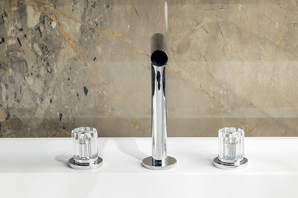 Смеситель для раковины Boheme ELEGANTE 152-CR-EL хром купить в интернет-магазине сантехники Sanbest