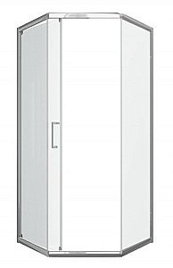 Душевой уголок Bravat LINE BS090.6115A 90х90 стекло прозрачное/профиль хром купить в интернет-магазине Sanbest