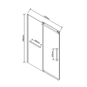 Душевая дверь Vincea Como Soft VDS-1CS120CLB 120 профиль черный/стекло прозрачное купить в интернет-магазине Sanbest