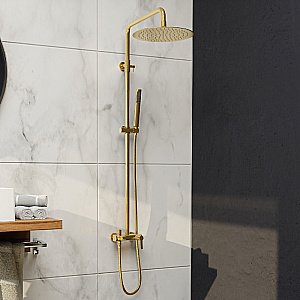 Душевая система RGW Shower Panels SP-31G 51140131-06 золото купить в интернет-магазине сантехники Sanbest