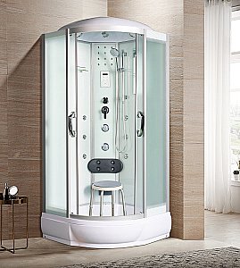 Душевая кабина RIVER TEMZA  90/24 МТ стекло матовое купить в интернет-магазине Sanbest