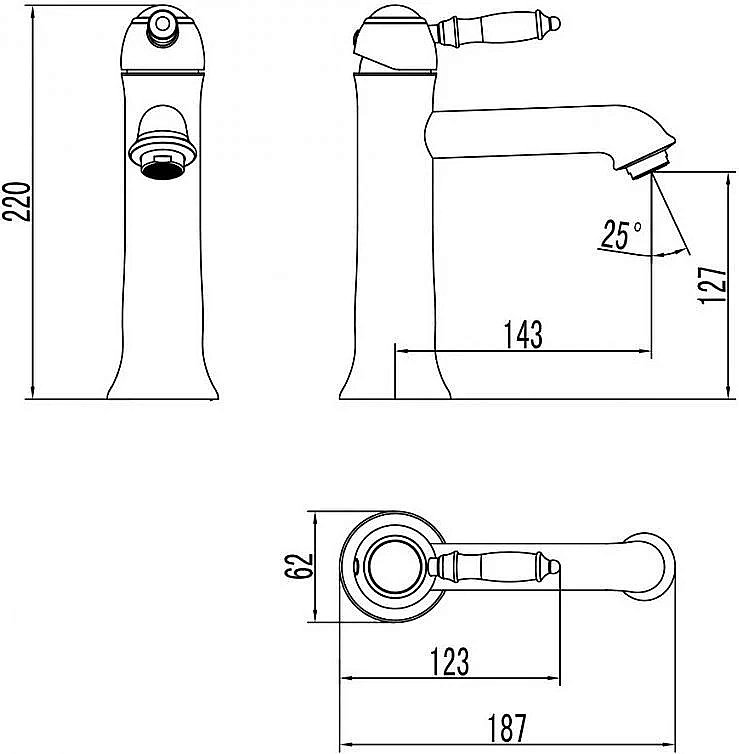 Смеситель для раковины Lemark Villa LM4837C купить в интернет-магазине сантехники Sanbest