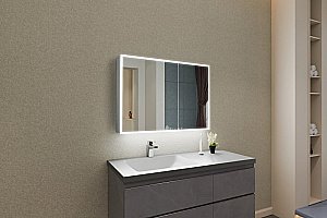 Зеркальный шкаф ESBANO ES-3809D 90 купить в интернет-магазине сантехники Sanbest