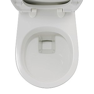 Унитаз подвесной BERGES GAMMA 081115 с крышкой микролифт, белый купить в интернет-магазине Sanbest