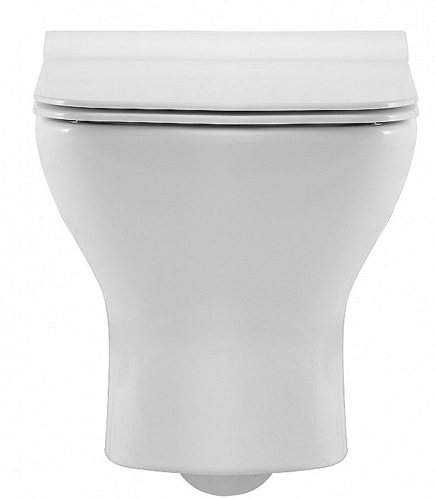 Унитаз подвесной Agger AT02100 безободковый, с крышкой микролифт купить в интернет-магазине Sanbest