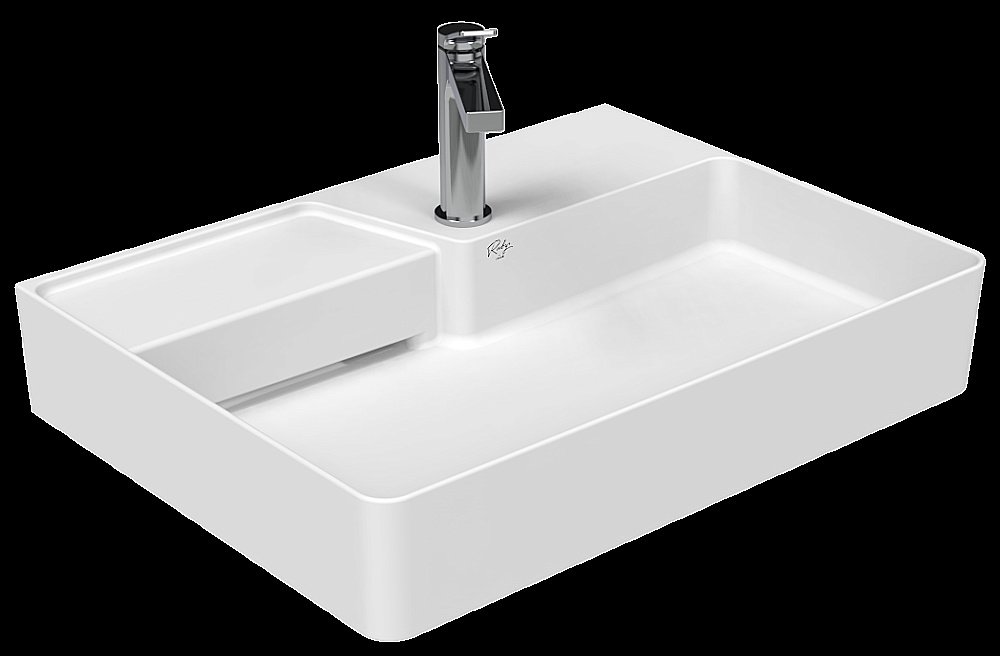 Накладная раковина CREAVIT Ruby 60х45 RB062-00CB42E-0000 белая купить в интернет-магазине Sanbest