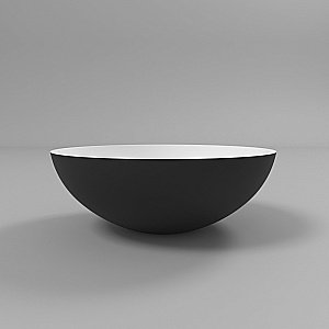 Раковина накладная WhiteCross Cornelian 43 0714.043043.20100 черная матовая, белая матовая купить в интернет-магазине Sanbest