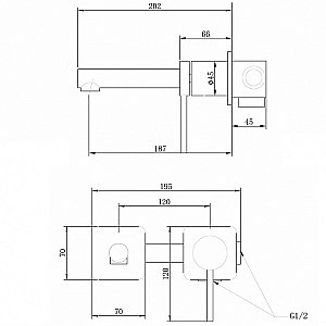 Смеситель для раковины Abber Emotion AF8812NG никель матовый купить в интернет-магазине сантехники Sanbest