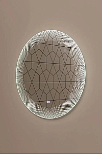 Зеркало Allen Brau Ring 80 1.38002.UN белое в ванную от интернет-магазине сантехники Sanbest