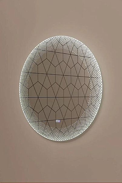 Зеркало Allen Brau Ring 80 1.38002.UN белое в ванную от интернет-магазине сантехники Sanbest