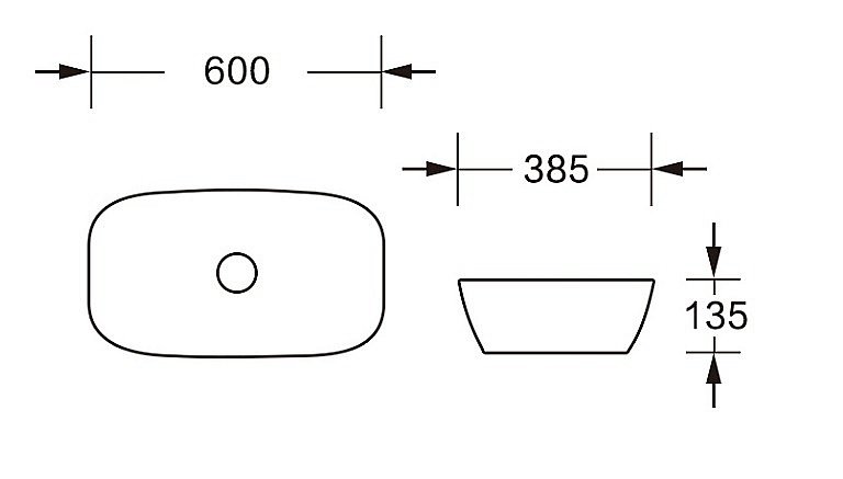 Раковина накладная CeruttiSpa 60 CR0063 белая купить в интернет-магазине Sanbest