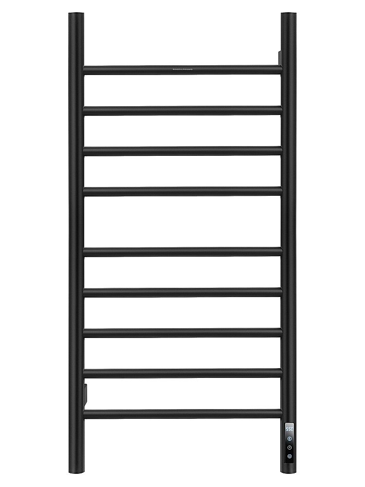 Полотенцесушитель электрический WONZON & WOGHAND BONN, Черный матовый (WW-AL409-MB) купить в интернет-магазине сантехники Sanbest