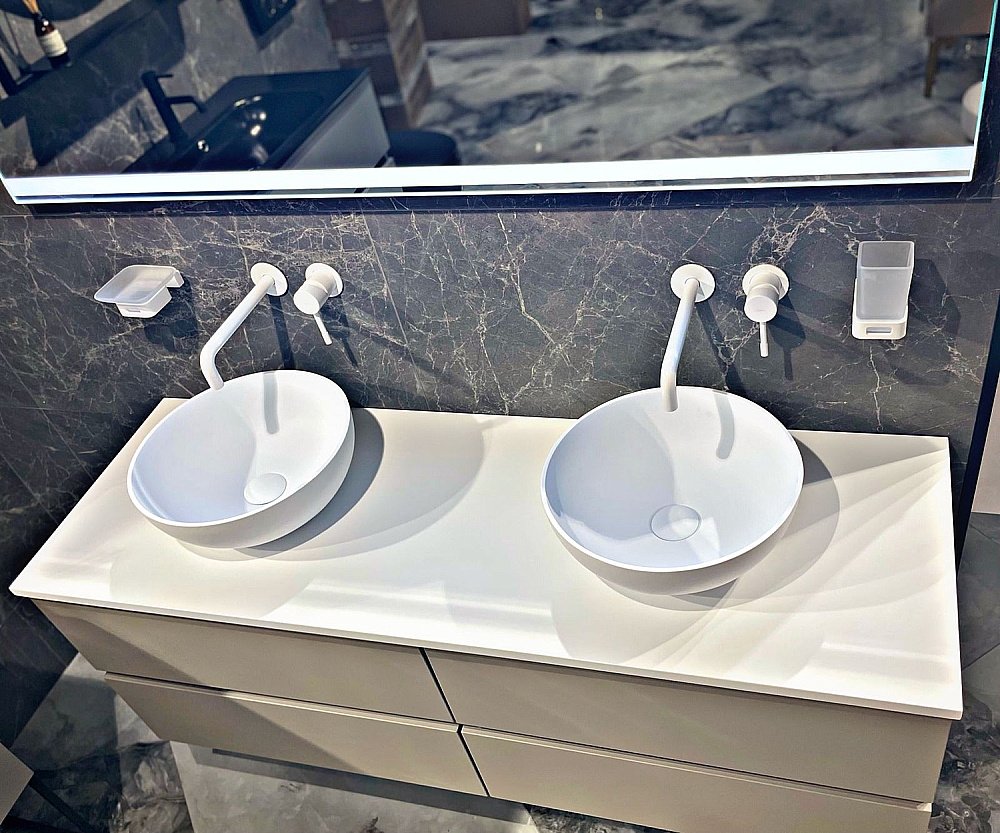 Раковина Boheme Monaco 35 879-35 белая матовая купить в интернет-магазине Sanbest