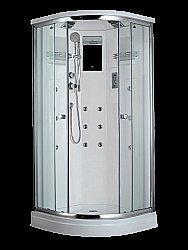 Душевая кабина Timo Lux T-7709 NEW 90x90 стекло прозрачное/профиль хром купить в интернет-магазине Sanbest