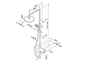 Душевая система AM.PM Spirit 2.0 F0770A500 купить в интернет-магазине сантехники Sanbest