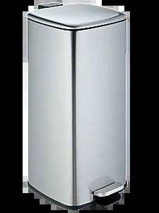 Ведро для мусора WeltWasser Berg 10000013412 сталь матовая купить в интернет-магазине сантехники Sanbest