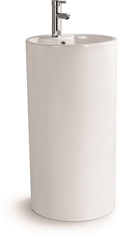 Раковина напольная SantiLine 46 SL-4003 белая купить в интернет-магазине Sanbest