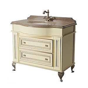 Тумба с раковиной со столешницей Caprigo Fresco 100 б/к для ванной в интернет-магазине Sanbest