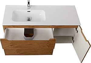 Тумба с раковиной BelBagno ETNA-1000-2C-1A-SO-RN-L/R Rovere Nature для ванной в интернет-магазине Sanbest