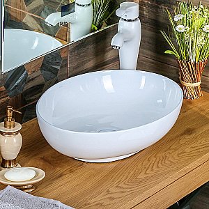 Раковина Melana 320316-805 белая купить в интернет-магазине Sanbest