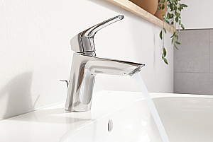 Смеситель для раковины GROHE Eurosmart 23965003 хром купить в интернет-магазине сантехники Sanbest