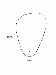 Зеркало Taliente Zled TA-Zled-V70100 70 в ванную от интернет-магазине сантехники Sanbest