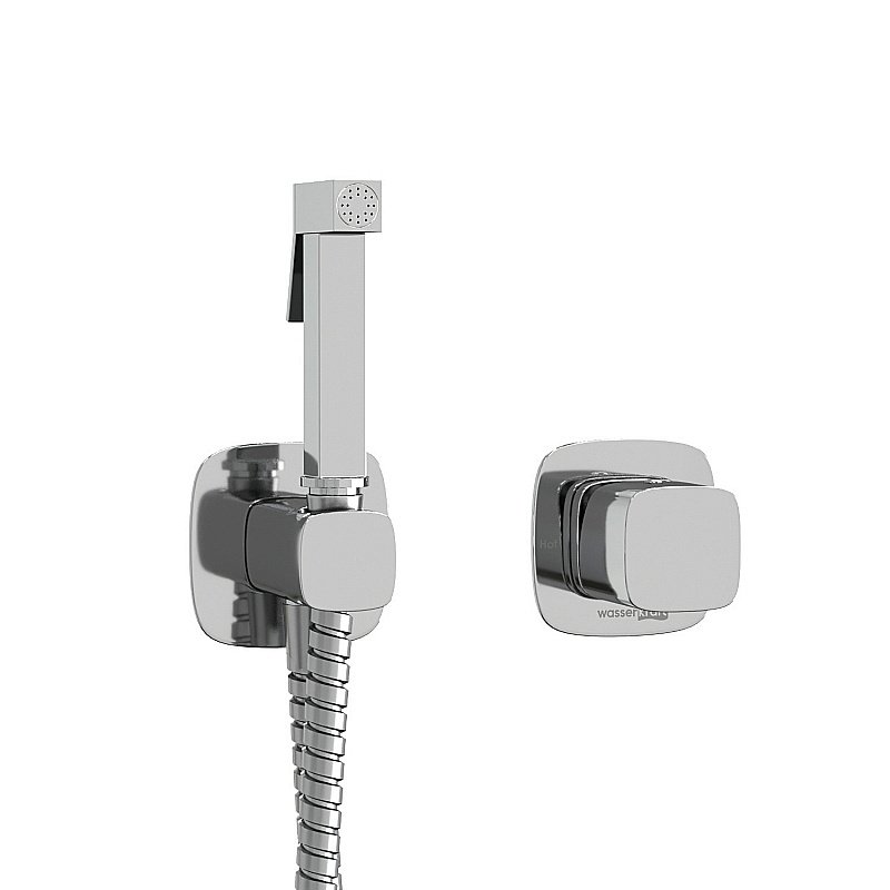 Гигиенический душ WasserKRAFT Naab 8600 SET2875 хром купить в интернет-магазине сантехники Sanbest