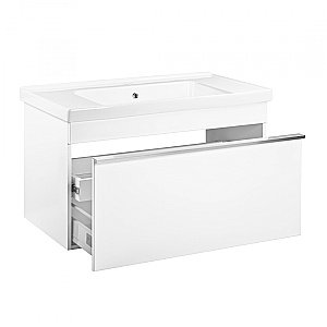 Тумба с раковиной Pestan Novel 90 NVL900T-DR белая для ванной в интернет-магазине Sanbest