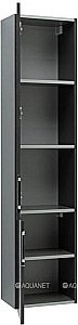 Шкаф-пенал Aquanet Алвита 35 серый антрацит для ванной в интернет-магазине сантехники Sanbest