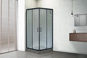 Душевой уголок Royal Bath RB9110HPD-C-BL 110х90 матовый купить в интернет-магазине Sanbest