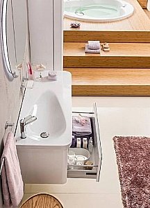 Раковина Creavit Damla 100 TP101.00000 белая купить в интернет-магазине Sanbest